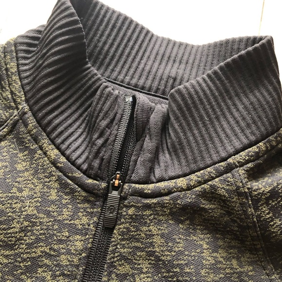 Lululemon Rest Less 1/2 Zip Long Sleeve Top in Black Armory - Picture 6 of 10